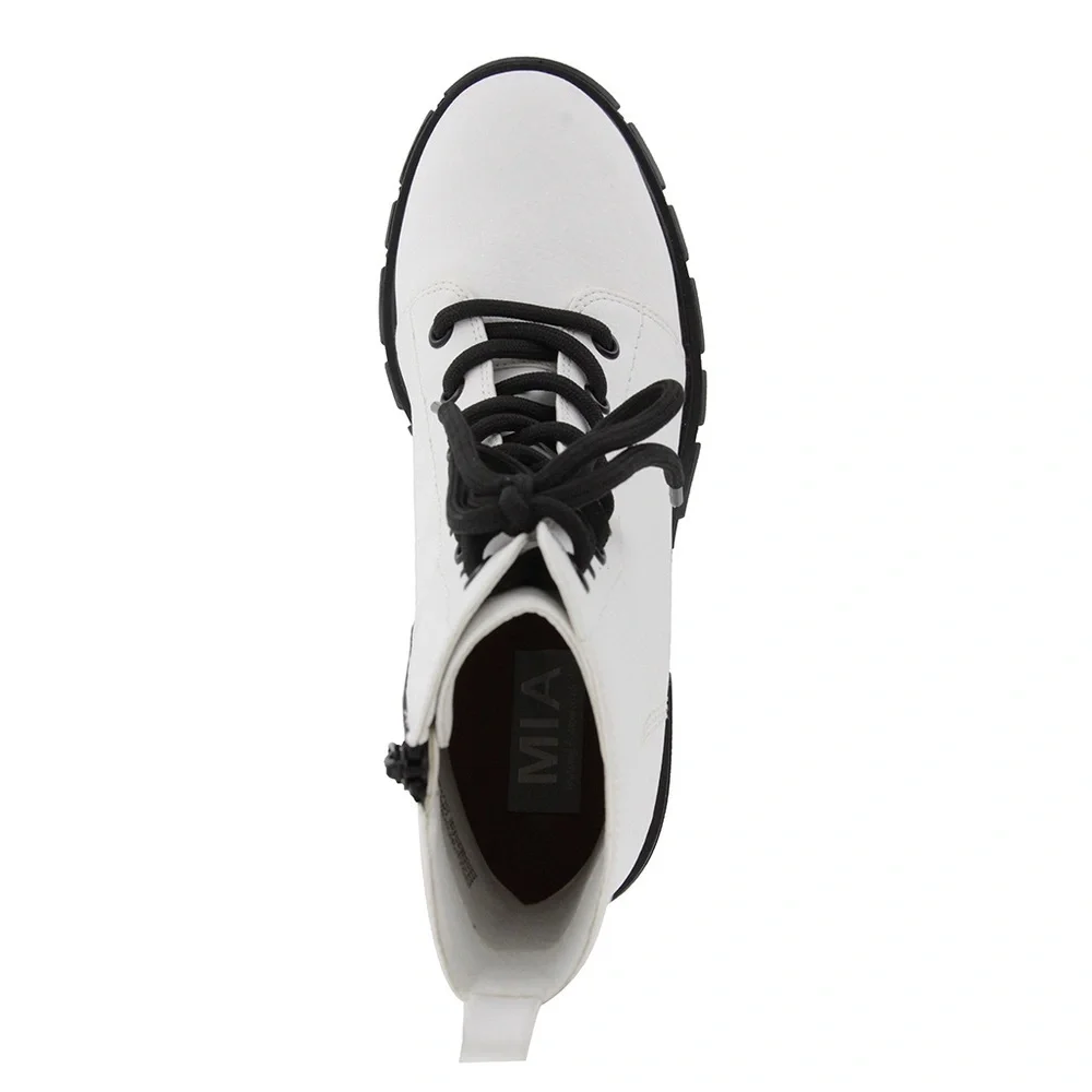 Mia‎ | White Tango Tauren Combat Boots | NEW!!!🖤